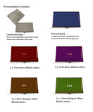 Art Nouveau Credit Card Wallet with Money Clip RFID Blocker Gatsby Inspired with Personalized and Color Options Available