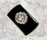 Antique Silver Lion Head Necklace Steampunk Jewelry Choose your Chain Length