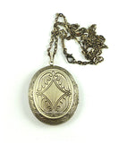 Scorpio Pill Box Locket Inlaid in Hand Painted Glossy Black Onyx Enamel Necklace Penny Dreadful Inspired with Personalized and Color Options