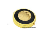 Celestial Pill Box Inlaid in Hand Painted Black Enamel Moon and Star Design Case with a Mirror Personalize and Color Option