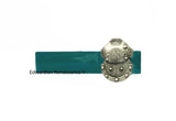 Deep Sea Diver Helmet Tie Clip Inlaid in Hand Painted Black Enamel Captain Nemo Inspired with Color Options
