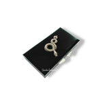 Antique Silver Snake Pill Box for 7 Sections Inlaid in Hand Painted Black Enamel Art Deco Serpent with Personalized and Color Options