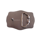 Octopus with Gas Mask Belt Buckle Inlaid in Hand Painted Ox Blood Enamel Industrial Victorian Inspired Ornate Buckle with Color Options