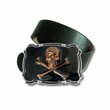 Skull and Crossbones Belt Buckle