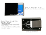 Dragon Large Money Clip Wallet Inlaid in Hand Painted Black Enamel Game of Thrones Inspired with Personalized and Color Options