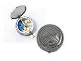 Aries Pill Box Inlaid in Hand Painted Glossy Black Enamel Neo Victorian Zodiac Inspired Personalized and Color Options