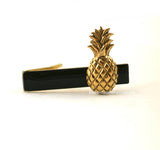 Pineapple Cufflinks in Antique Gold Tropical Fruit Art Deco Style Cuff Links Vintage Inspired with Set Option