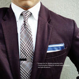Moon and Stars Tie Clip Inlaid in Hand Painted Black Enamel with Cuflink and Tie Pin Options Available