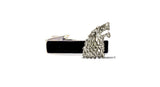 Wolf Head Cufflinks Game of Thrones Inspired Cuff Links with Tie Clip or Tie Pin Set Upgrade Option