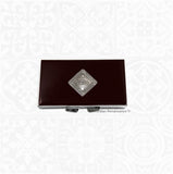 Moorish Medallion 7 Day Pill Box Inlaid in Hand Painted Enamel Art Deco Inspired Weekly Pill Case with Personalized and Color Options
