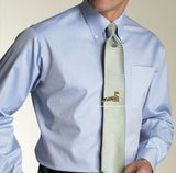 Dragon Tie Clip inlaid in Metallic Silver Enamel Game of Thrones Inspired Tie Accent with Color Options Available