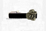 Cowboy Skull Head Tie Clip Neo Victorian Western Accessory Vintage Inspired with Cufflink and Tie Pin Set Options