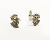 Rooster Tie Clip Antique Gold Plating Neo Victorian Accessory Vintage Inspired with Cufflink and Tie Pin Set Options