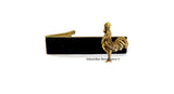 Rooster Tie Clip Antique Gold Plating Neo Victorian Accessory Vintage Inspired with Cufflink and Tie Pin Set Options
