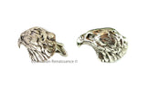 American Eagle Head Cufflinks plated in Antique Sterling Silver Vintage Inspired with Set Option Available