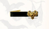 Vampire Bat Cufflinks plated in Antique Gold Gothic Victorian Vintage Inspired with Tie Pin and Tie Clip Set Options