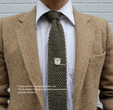 English Bulldog Head Antique Silver Neo Victorian Inspired with Tie Clip and Tie Pin Set Option