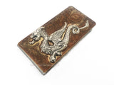 Dragon Money Clip Inlaid in Hand Painted Metallic Bronze Enamel Game of Thrones Inspired Personalize and Color Option