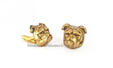 English Bulldog Cufflinks Vintage Inspired Mens Accessories with Tie Pin and Tie Clip Set Options