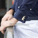 Rhino Tie Clip Inlaid in Hand Painted Black Enamel Neo Victorian Safari Rhinoceros Tie Bar Accent Custom Color Options Available
