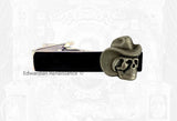 Skull Cowboy Cufflinks Vintage Style Western Goth Inspired with Tie Clip or Tie Pin Set Option