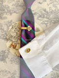Sun Tie Clip in Hand Painted Metallic Gold Enamel Art Deco Celestial Style with Cufflinks and Tie Pin Set Option