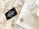 Fox Tie Clip Inlaid in Hand Painted Copper Enamel Woodland Inspired with Color Options