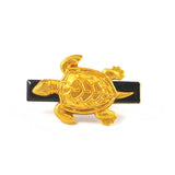Sea Turtle Tie Clip Vintage Style Neck Tie Bar Accent Custom Colors Available