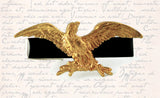 American Eagle Head Cufflinks plated in Antique Sterling Silver Vintage Inspired with Set Option Available