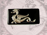 Dragon Money Clip Inlaid in Hand Painted Enamel Game of Thrones Inspired Custom Colors and Personalized Options Available
