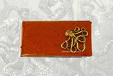 Octopus Money Clip Inlaid in Hand Painted Copper Enamel Neo Victorian Kraken Inspired Custom Colors and Personalized Options