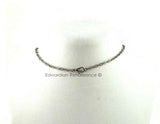 Long Ravens Feather Necklace Antique Sterling Silver Neo Victorian Jewelry Choose your Chain Length