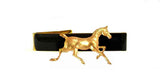 Morgan Horse Tie Clip Hand Painted Enamel Neo Victorian Dressage Vintage Style Custom Colors Available