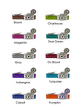 Personalized Tie Clip Brass Letters Inlaid in Hand painted Black Enamel Tie Bar Accent Custom Colors Aailable